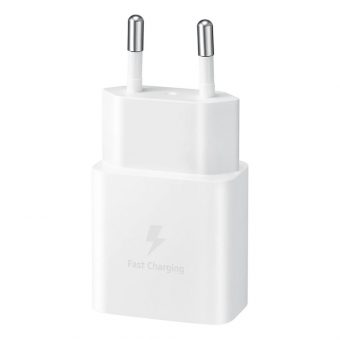 Samsung Φορτιστής με Θύρα USB-C και Καλώδιο USB-C PD15W, Λευκός  EP-T1510XWEGEU - Image 3