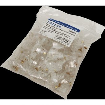 Logilink Cat.5e RJ45 Modular Plug Unshielded 100-pcs MP0002