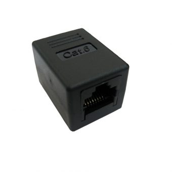 Value STP Cat.6a RJ45 Inline Coupler Unshielded Black 21.99.3001-20