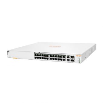 HP Enterprise Aruba Instant-On 1960 24-Port 10Gbase-T SFP+ PoE 370W Managed L2/L3 White Switch JL807A - Image 2