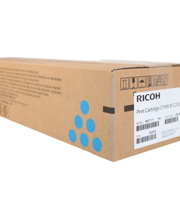 Ricoh M C250H Toner Cyan 6.3k Pgs 408341