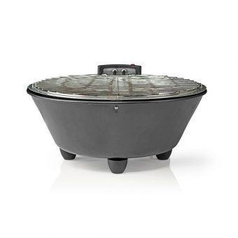 Nedis  Electric Barbeque Round 30 cm 1250Watt BBQE112BK - Image 2