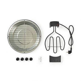 Nedis  Electric Barbeque Round 30 cm 1250Watt BBQE112BK - Image 7
