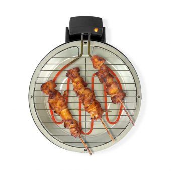 Nedis  Electric Barbeque Round 30 cm 1250Watt BBQE112BK - Image 9