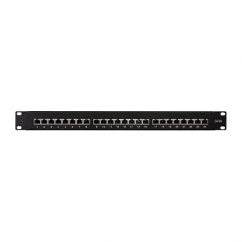 LogiLink Patch Panel 1U 19" 24-Port RJ45 Cat.6a LSA Rack Mount Black NP0061 - Image 2