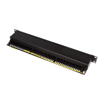 LogiLink Patch Panel 1U 19" 24-Port RJ45 Cat.6a LSA Rack Mount Black NP0061 - Image 4