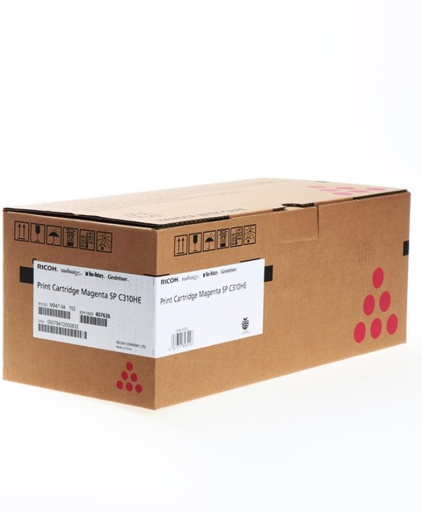 Ricoh SPC 310 Toner Magenta 6k Pgs 407636