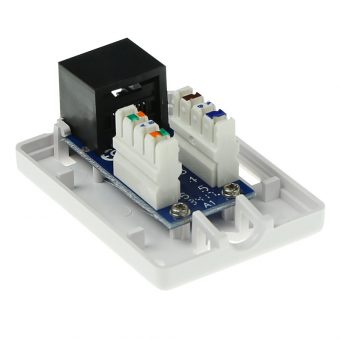 Intronics ACT UTP 1-Port RJ45 Cat.5e LSA Sticker Wall Junction Box White FA5003 - Image 4
