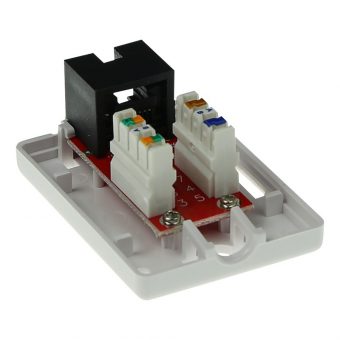 Intronics ACT UTP 1-Port RJ45 Cat.6 LSA Sticker Wall Junction Box White FA6003 - Image 4