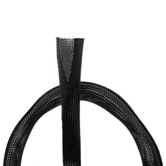 Logilink FlexWrap Cable Sleeve Velcro Wire Manager 1.8m Black KAB0006