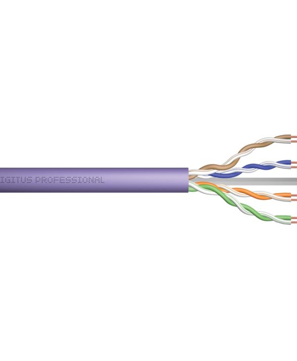 Digitus UTP Cat.6 LSOH-Eca Installation Simplex 100m Purple DK-1613-VH-1