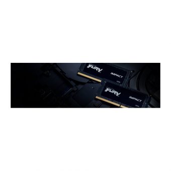 Kingston FURY Impact 16GB (2 x 8GB) 4800 MHz C38 1R DDR5 SO-DIMM Black KF548S38IBK2-16 - Image 6