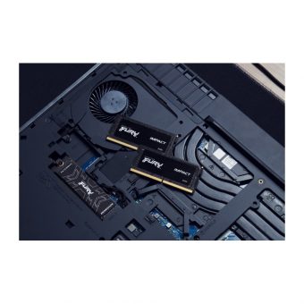 Kingston FURY Impact 16GB (2 x 8GB) 4800 MHz C38 1R DDR5 SO-DIMM Black KF548S38IBK2-16 - Image 8