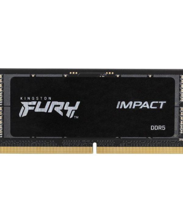 Kingston FURY Impact 8GB 4800 MHz C38 1R DDR5 SO-DIMM Black KF548S38IB-8