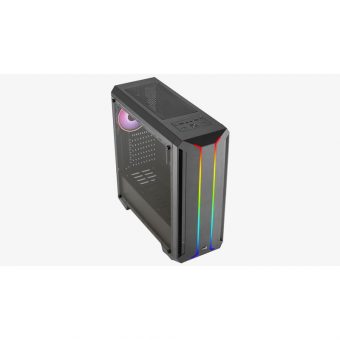Aerocool Skyline Midi Tower Tempered Glass Black 4711099472260