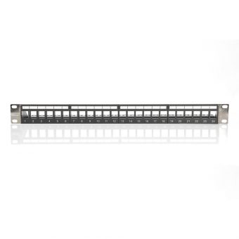Digitus Keystone Patch Panel 1U 19" 24-Ports Black DN-91411-LF - Image 3