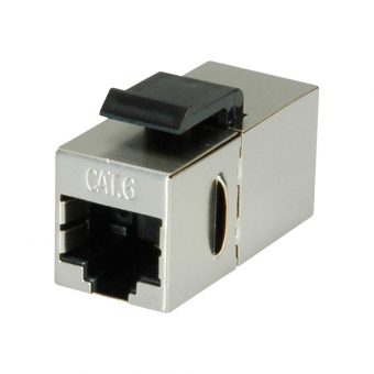 Value Keystone Module Coupler UTP RJ45 Cat.6 Silver 21.99.3004-20