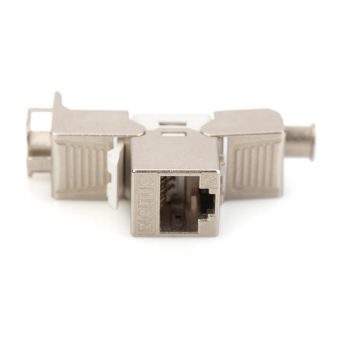Digitus Keystone Module Insert STP RJ45/LSA Cat.6a ToolFree Silver DN-93615 - Image 2