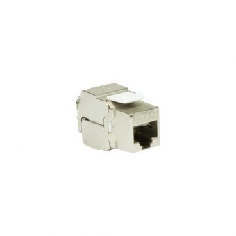 LogiLink Keystone Module Insert STP RJ45/LSA Cat.6a ToolFree Silver NK4001