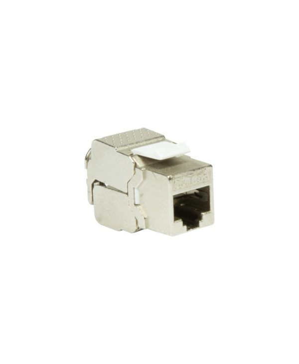 LogiLink Keystone Module Insert STP RJ45/LSA Cat.6a ToolFree Silver NK4001