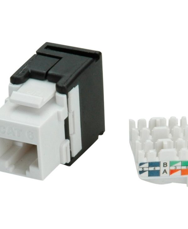 Value Keystone Module Insert UTP RJ45/LSA Cat.6 ToolFree White 26.99.0363-40