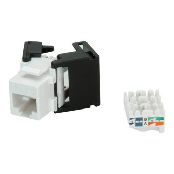 Value Keystone Module Insert UTP RJ45/LSA Cat.6 ToolFree White 26.99.0363-40 - Image 2