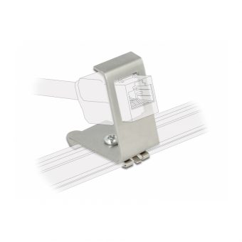 Delock 1-Port Din Rail Modular Keystone Adapter 86259 - Image 2