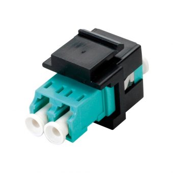 Roline Keystone Module Insert LC MM Duplex Teal 21.17.0001-20 - Image 2