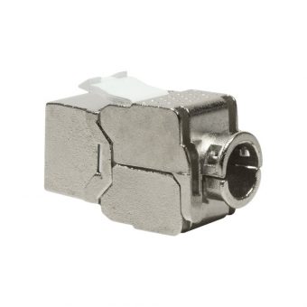 LogiLink Keystone Module Insert STP RJ45/LSA Cat.6a ToolFree Slim Silver NK4003 - Image 3