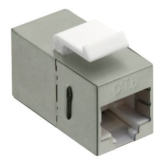 LogiLink Keystone Module Coupler STP RJ45 Cat.6 Silver NK4011
