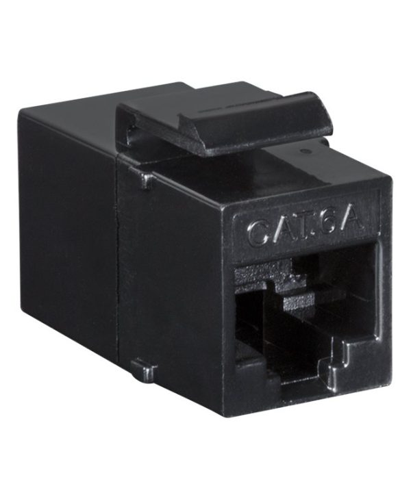 LogiLink Keystone Module Coupler UTP RJ45 Cat.6a Black NK4014
