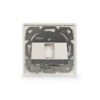 Digitus Wall Outlet (80mm) 1-Port Keystone Angled White DN-93811 - Image 2