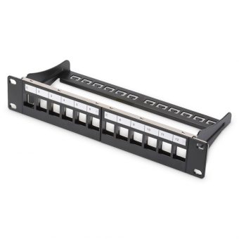 Digitus Keystone Patch Panel 1U 10" 12-Ports DN-91420