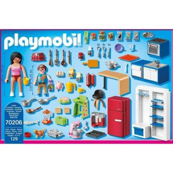Playmobil Dollhouse: Family Kitchen 70206 - Image 11