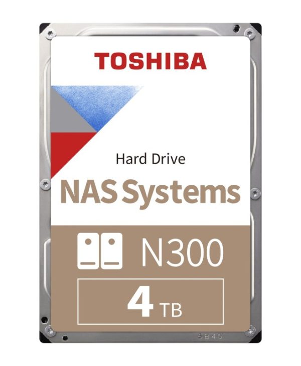 Toshiba N300 NAS Systems 4TB 3.5" Sata III Retail HDWG440EZSTA