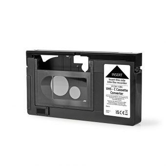 Nedis VHS-C Cassette Converter VHS-C to VHS Plug and play Black VCON110BK - Image 2