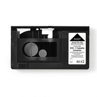 Nedis VHS-C Cassette Converter VHS-C to VHS Plug and play Black VCON110BK - Image 3