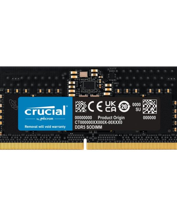 Crucial 16GB 4800MHz C40 DDR5 SO-DIMM CT16G48C40S5