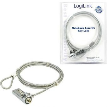 LogiLink Security Cable Combination Lock 1.5m NBS002_1