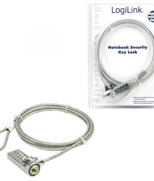 LogiLink Security Cable Combination Lock 1.5m NBS002_1