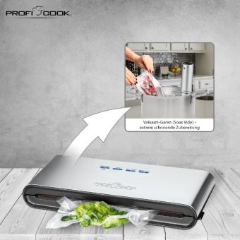 ProfiCook PC-VK 1080 Vacuum Sealer Stainless Steel/Black 501080 - Image 4