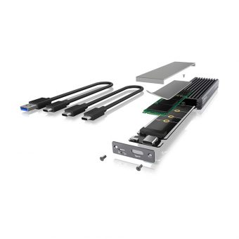 RadiSonic Icy Box IB-1817MC-C31 USB 3.1 Type-C Aluminium Enclosure For M.2 NVMe SSD - Image 6