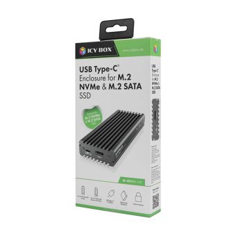 RadiSonic Icy Box IB-1817MC-C31 USB 3.1 Type-C Aluminium Enclosure For M.2 NVMe SSD - Image 8