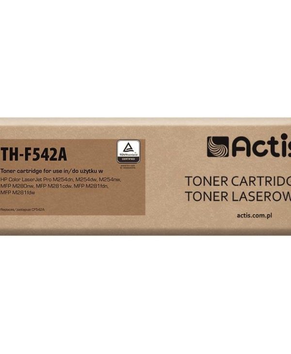 Actis TH-F542A Toner For HP 203A CF542A Yellow 1.3k Pgs