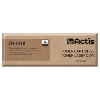Actis TH-531A Toner For HP 304A CC531A And Canon CRG-718C Cyan 3k Pgs