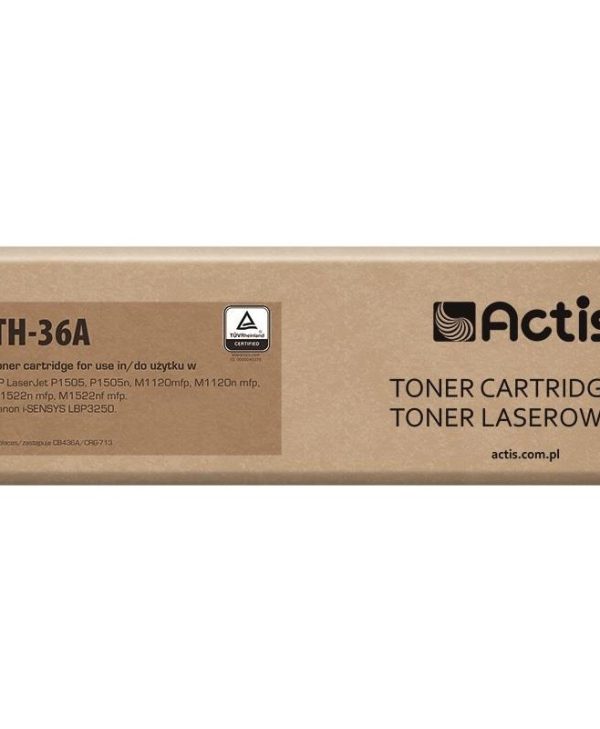 Actis TH-36A Toner For HP 36A CB436A And Canon CRG-713 Black 2k Pgs