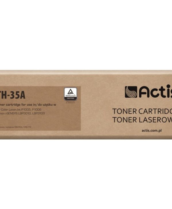 Actis TH-35A Toner For HP 35A CB435A And Canon CRG-712 Black 1.5k Pgs
