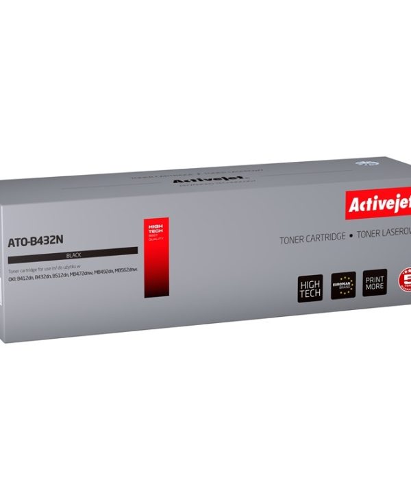 Activejet ATO-B432N Toner For ΟΚΙ 45807106 Black 7k Pgs