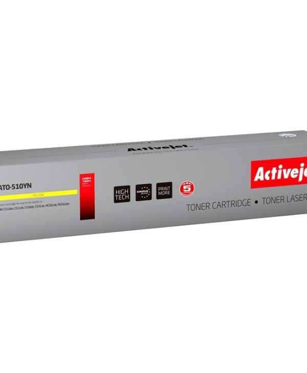 Activejet ATO-510YN Toner For OKI 44469723 Yellow 5k Pgs