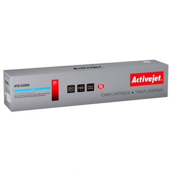Activejet ATO-310CN Toner For OKI 44469706 Cyan 2k Pgs